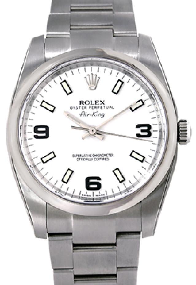 Pre-Owned Rolex Air King 114200 Year 2014 Steel